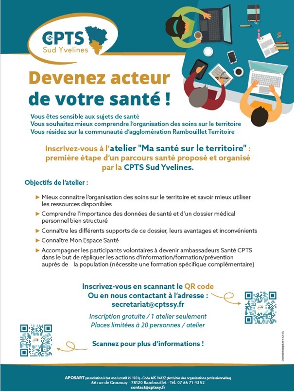 Affiche ateliers CPTS