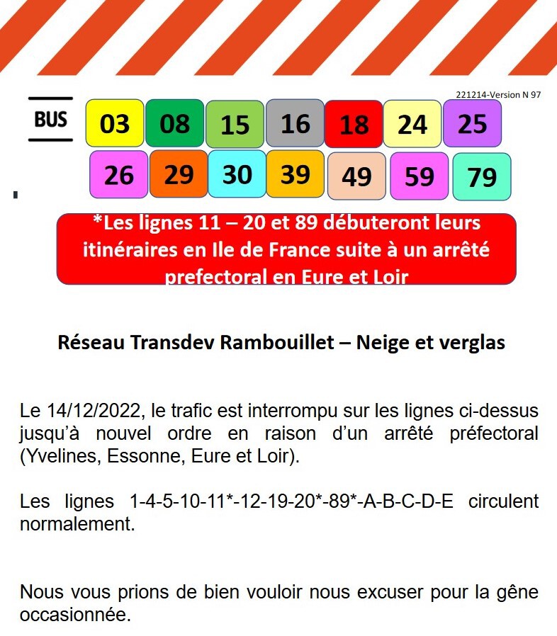 transdev NEIGE